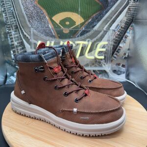 HEYDUDE Junior Bradley Classic Boots Lightweight Water-Repellant Pull-On Size J6